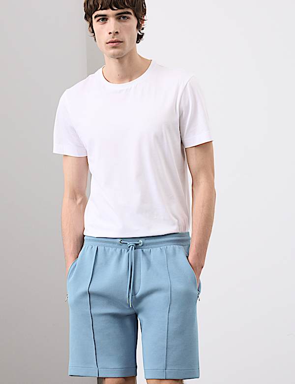 Regular Fit Elasticated Waist Shorts - DE
