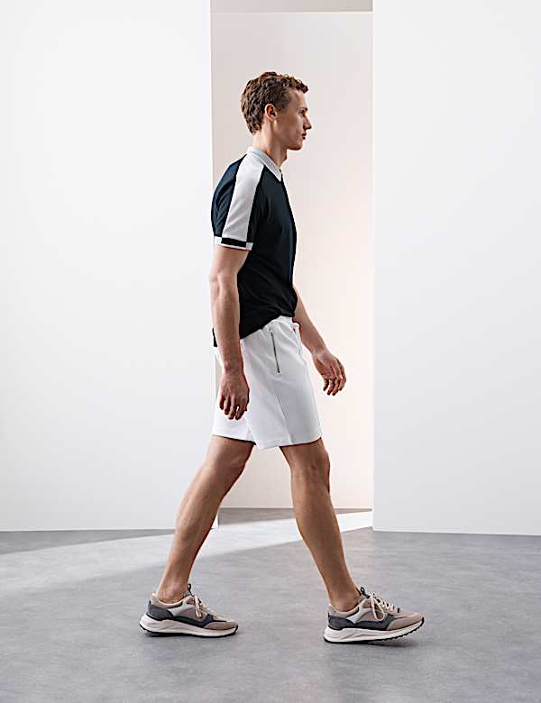 Regular Fit Elasticated Waist Shorts - CH