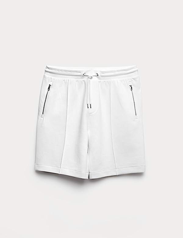 Regular Fit Elasticated Waist Shorts - CH
