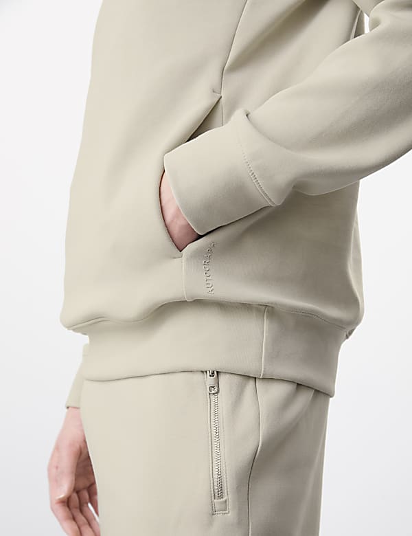 Sudadera con media cremallera de algodón - ES