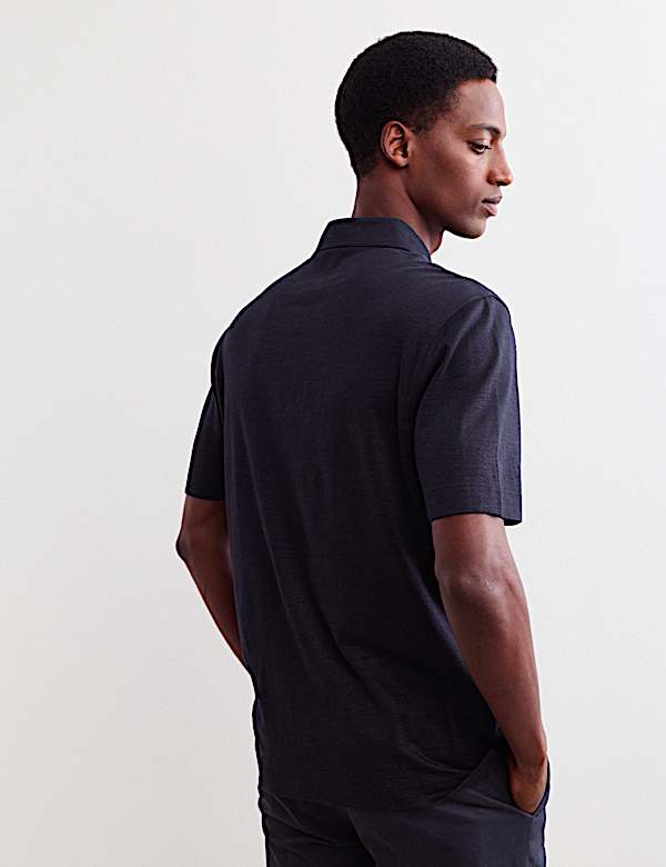Pure Linen Polo Shirt - IT