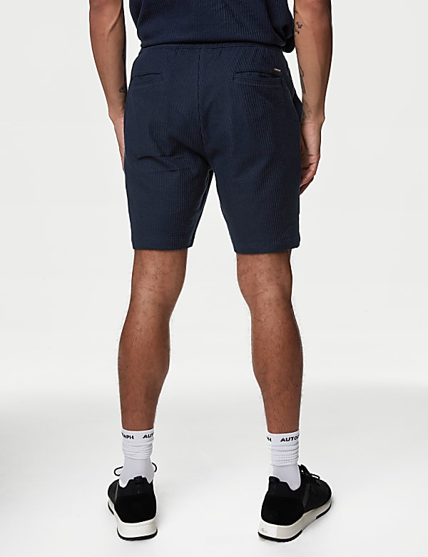 Pure Cotton Textured Shorts
