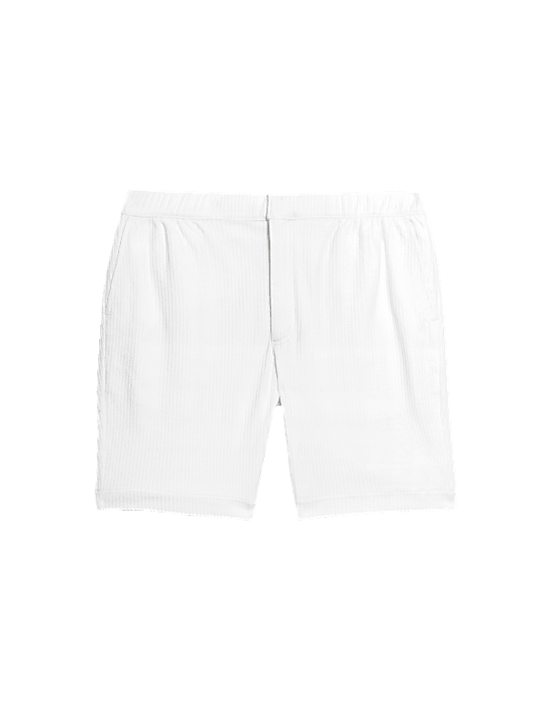 Pure Cotton Textured Shorts