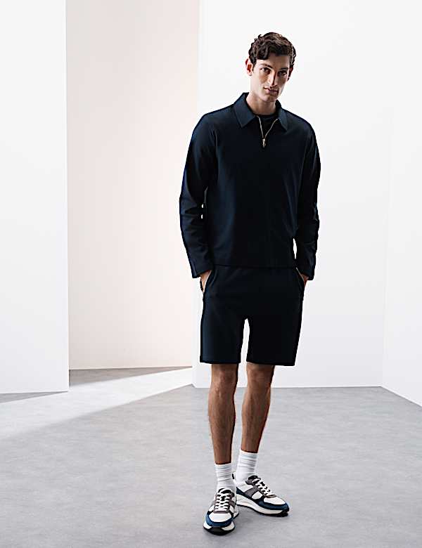 Cotton Rich Waffle Shorts