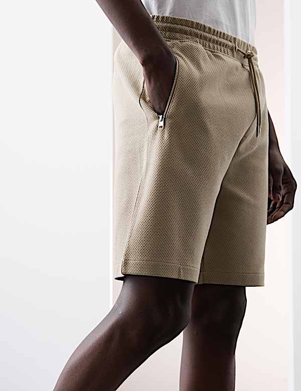 Cotton Rich Waffle Shorts - AL