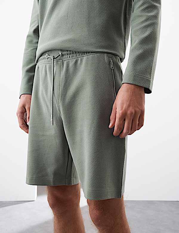 Cotton Rich Waffle Shorts