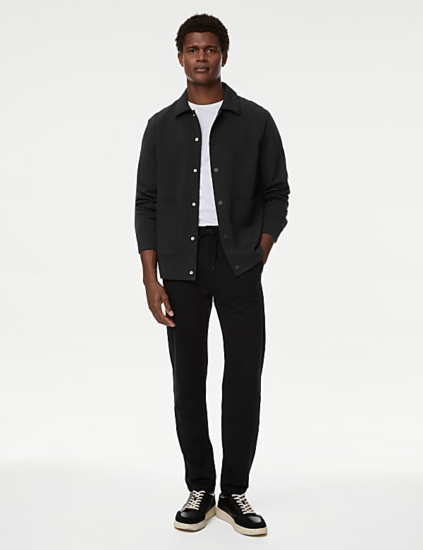 Cotton Rich Jersey Overshirt - CH