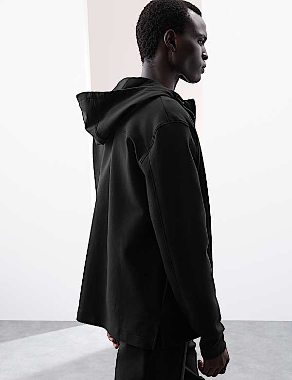 Cotton Rich Zip Up Hoodie