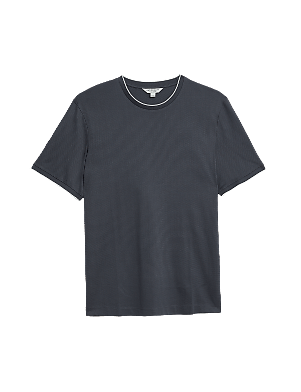 Pure Cotton Textured T-Shirt