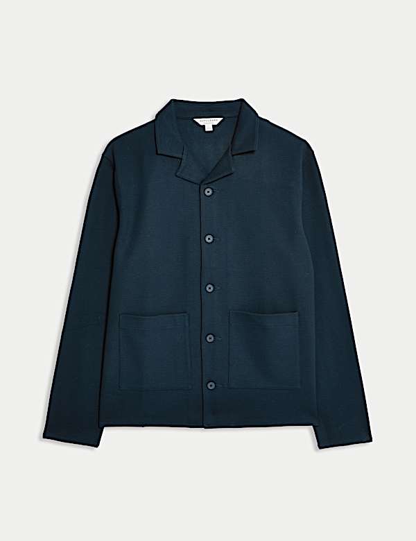 Pure Cotton Waffle Overshirt - JP