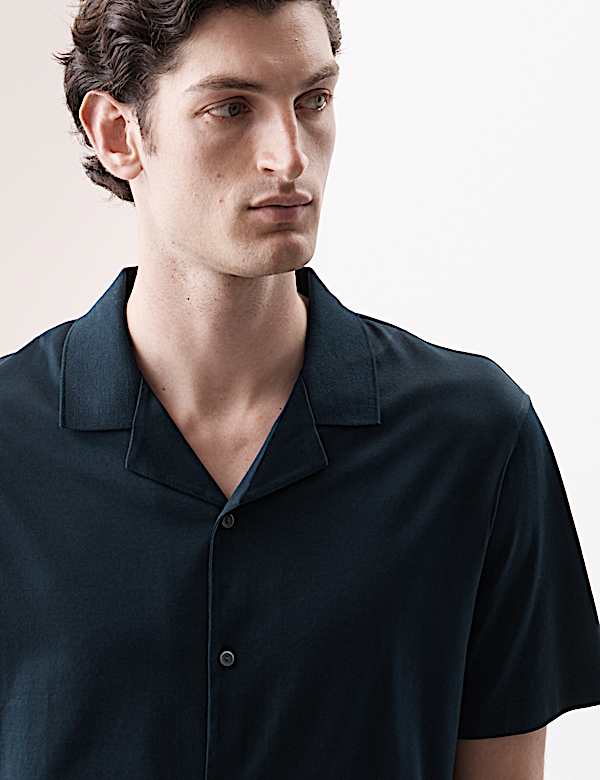Pure Cotton Revere Polo Shirt - AU