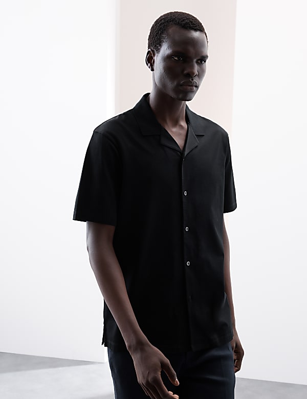 Pure Cotton Revere Polo Shirt - VN
