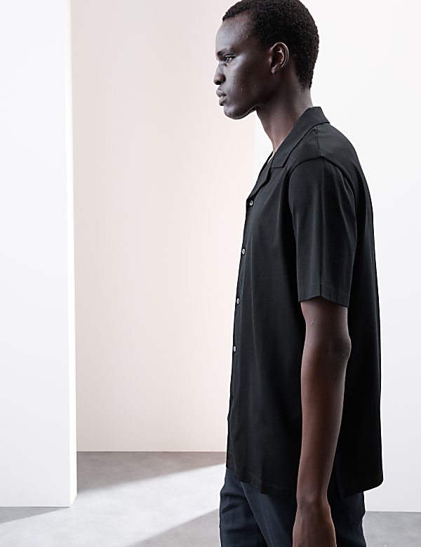 Pure Cotton Revere Polo Shirt - SE