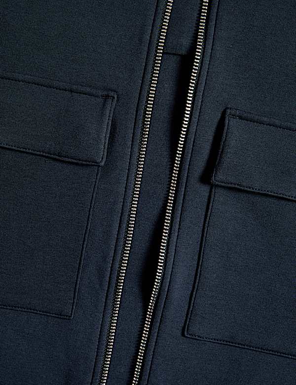 Cotton Rich Zip Jacket