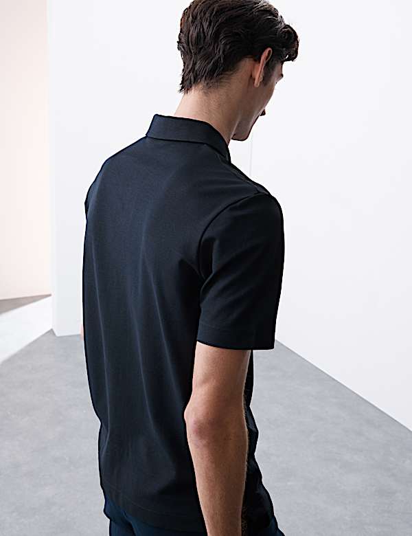 Polo en coton micro piqu&eacute; Coolmax&trade; - LU