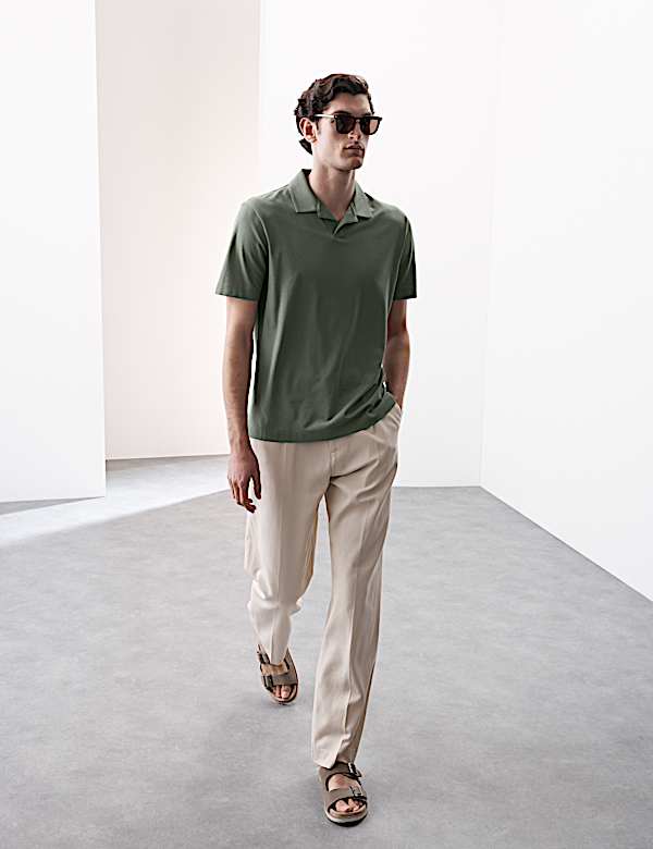 Cotton Rich Micro Pique Coolmax™ Polo Shirt - BN