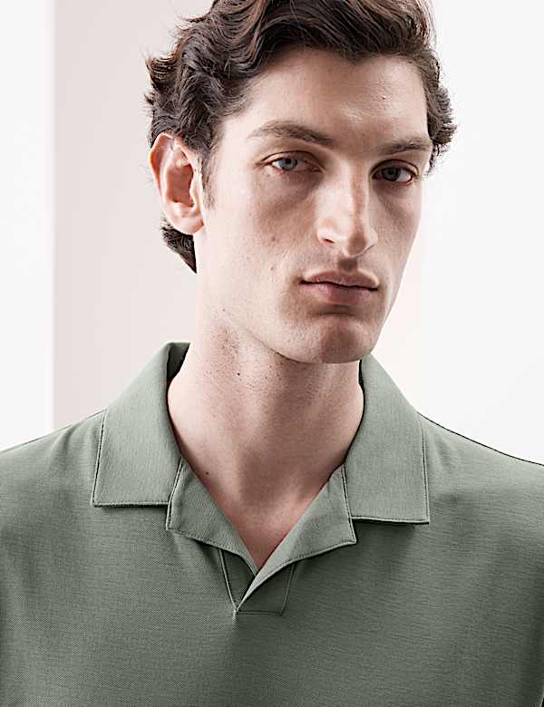 Cotton Rich Micro Pique Coolmax™ Polo Shirt - BN