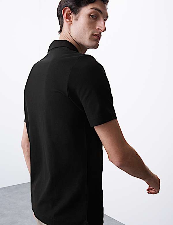 Cotton Rich Micro Pique Coolmax&trade; Polo Shirt - BG