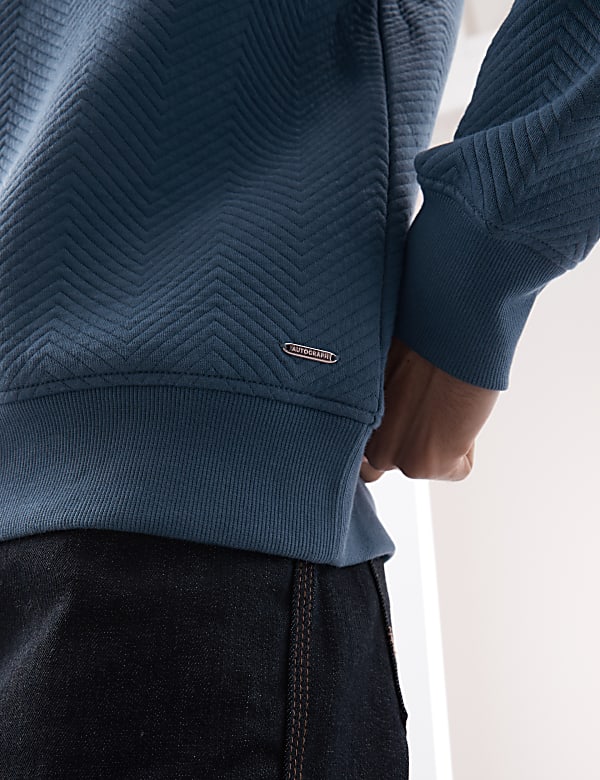 Cotton Rich Crew Neck Sweatshirt