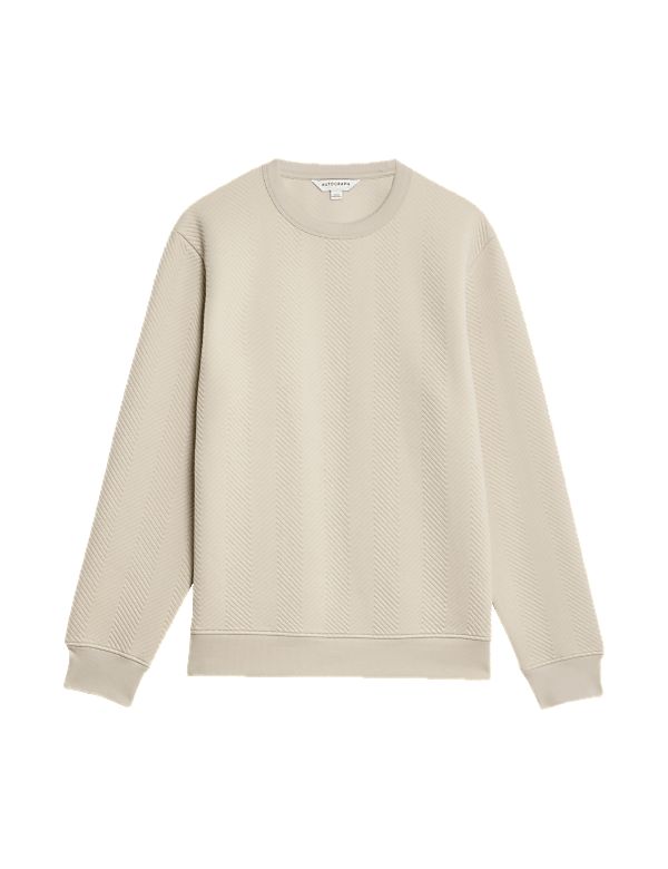 Cotton Rich Crew Neck Sweatshirt