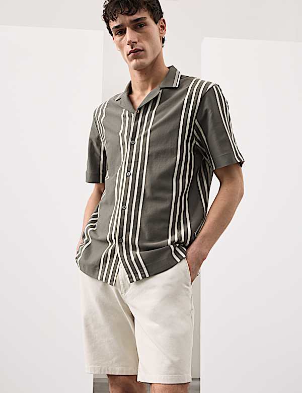 Polo 100 % coton textur&eacute; &agrave; revers - FR