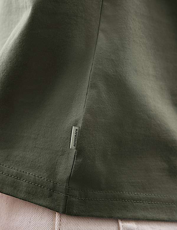 Pure Supima&reg; Cotton Crew Neck Vest - GR