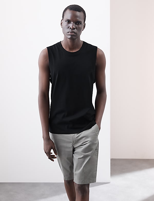 גופיה עם צווארון עגול מכותנת סופימה טהורה - IL