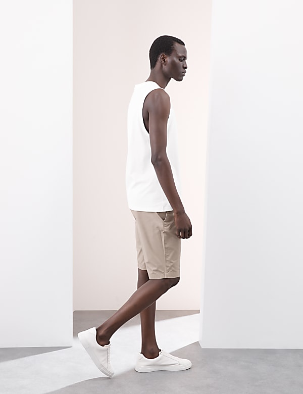 Tr&auml;geroberteil mit Rundhalsausschnitt aus reiner Supima&reg;-Baumwolle - AT