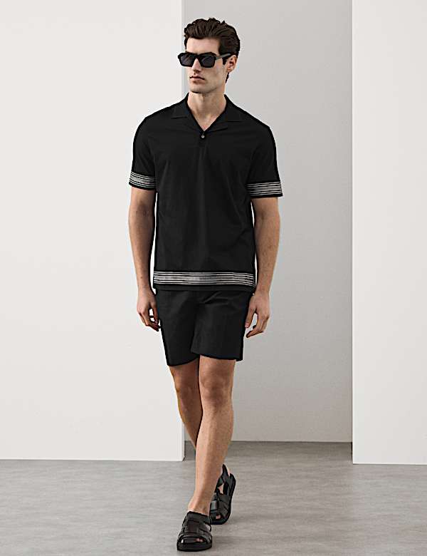 Pure Supima&reg; Cotton Embroidered Polo Shirt