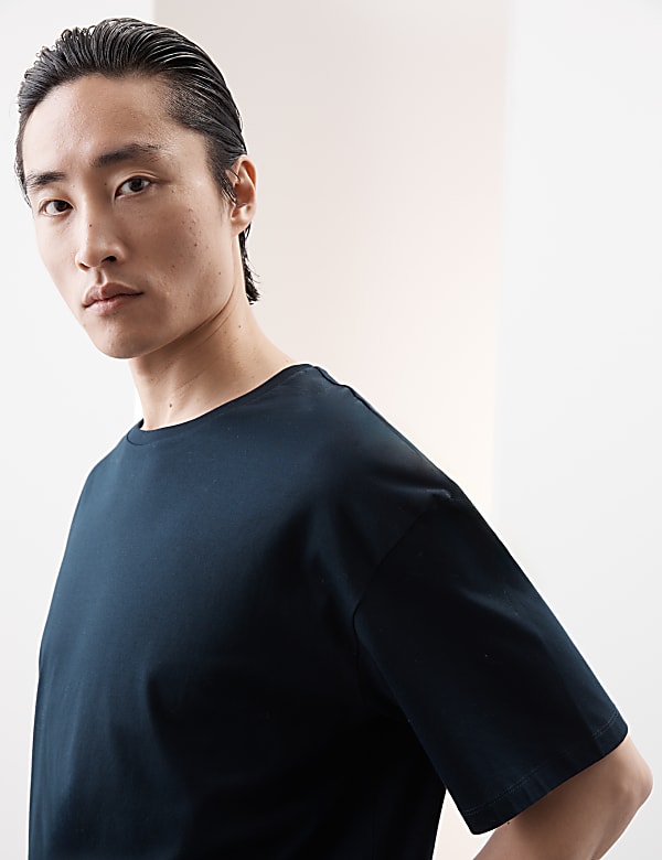 Pure Supima&reg; Cotton Oversized T-Shirt - US