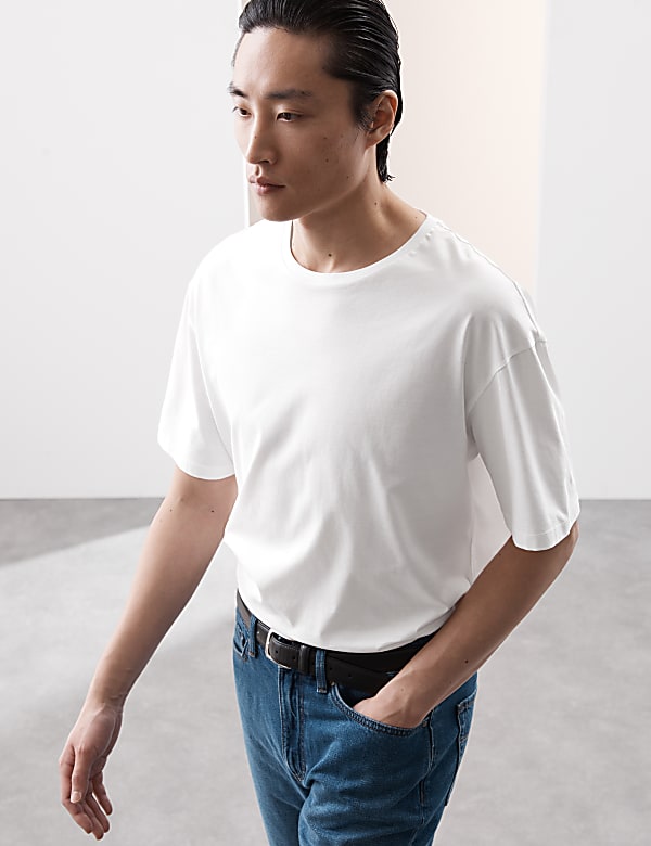 Pure Supima® Cotton Oversized T-Shirt - MY