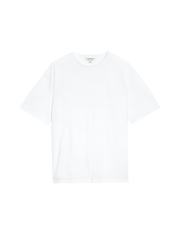 Buy Pure Supima® Cotton Oversized T-Shirt at Marks & Spencer