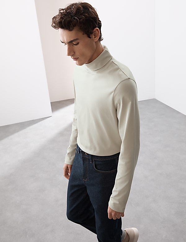 Pure Supima® Cotton Long Sleeve T-Shirt