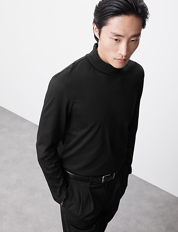 Pure Supima® Cotton Long Sleeve T-Shirt