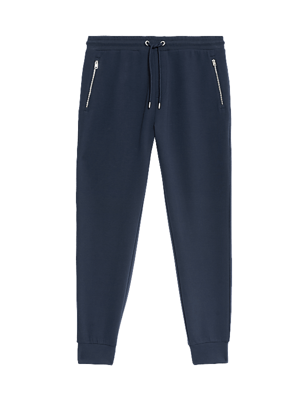 Regular Fit Cotton Rich Cuffed Joggers