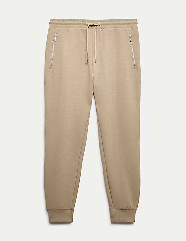 Regular Fit Cotton Rich Performance Cuffed Joggers