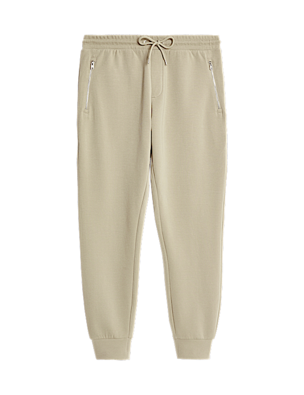Regular Fit Cotton Rich Cuffed Joggers