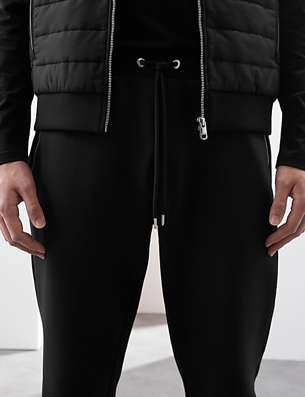 Regular Fit Cotton Rich Cuffed Joggers