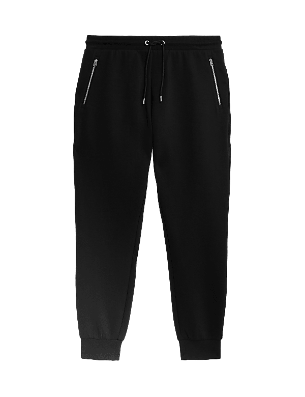 Regular Fit Cotton Rich Cuffed Joggers