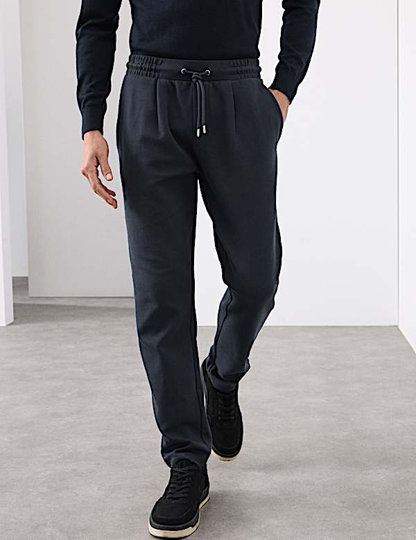 Jogginghose aus Twill mit hohem Baumwollanteil - AT