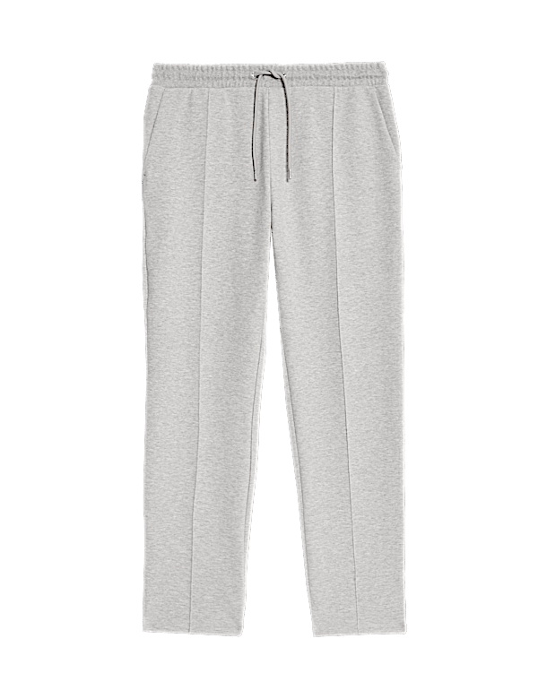 Cotton Rich Pintuck Straight Leg Joggers