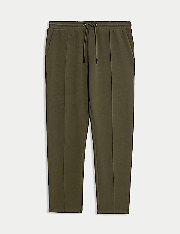 Παντελόνι φόρμας με ίσια μπατζάκια, πιέτες και υψηλή περιεκτικότητα σε βαμβάκι - GR