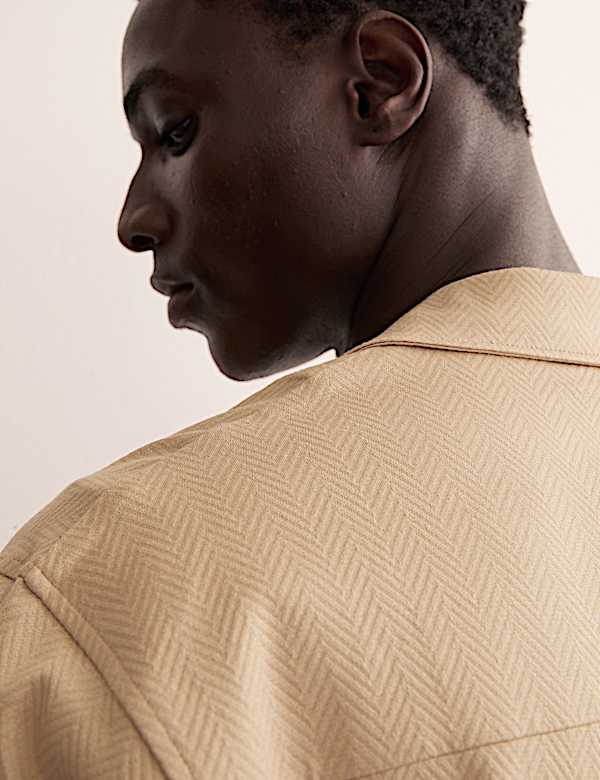 Pure Cotton Revere Polo Shirt - GR