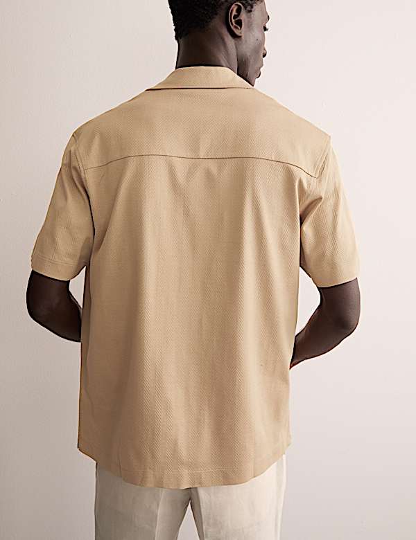 Pure Cotton Revere Polo Shirt - GR