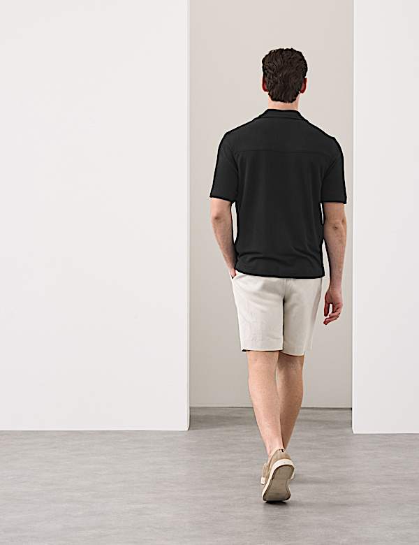 Cotton Modal Polo Shirt - AL