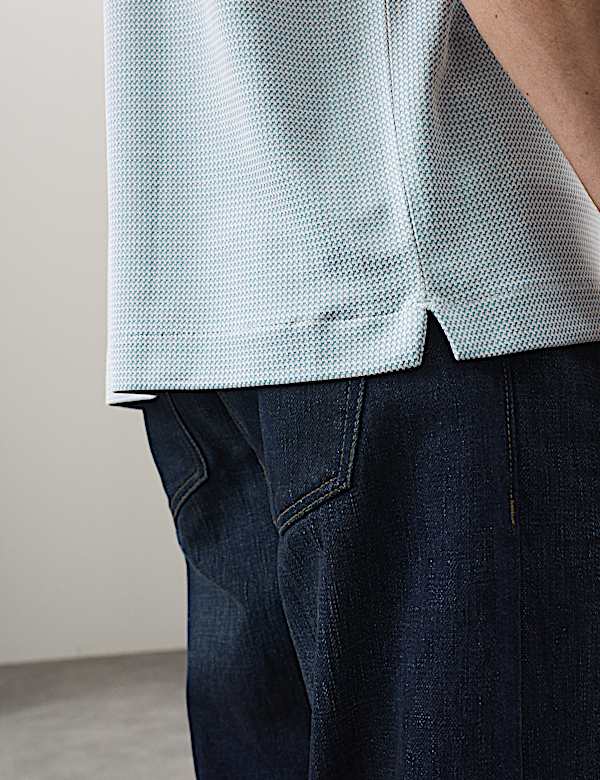 Modal Rich Tipped Soft Polo Shirt - DK