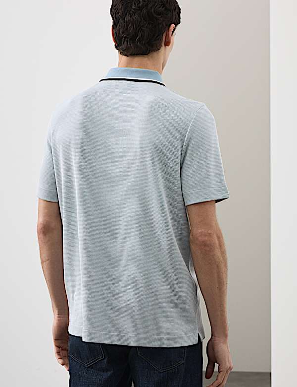 Modal Rich Tipped Soft Polo Shirt - DK