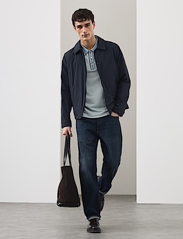 Modal Rich Tipped Soft Polo Shirt - DK