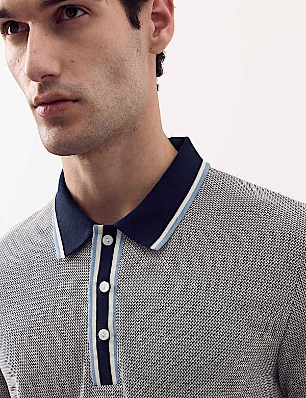 Modal Rich Tipped Soft Polo Shirt
