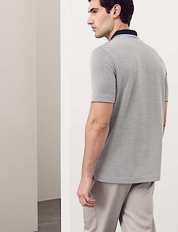 Modal Rich Tipped Soft Polo Shirt